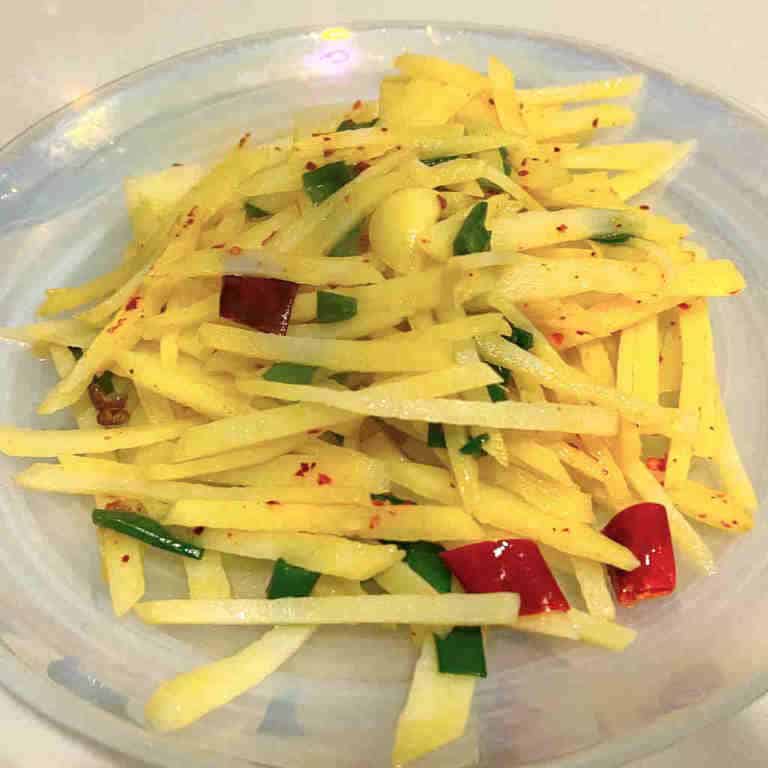 Sour And Spicy Shredded Potatoes酸辣土豆丝 Kojocraft 0153